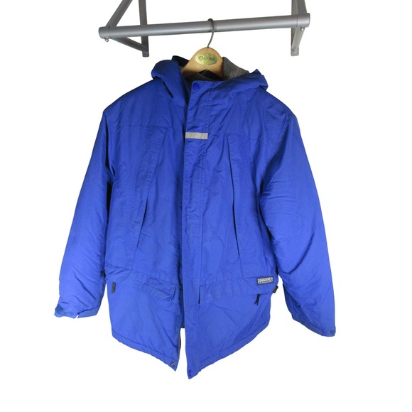 Lands' End Other - Lands End Kids Blue Squall Hooded Winter Jacket Fleece Lined Size M 10-12